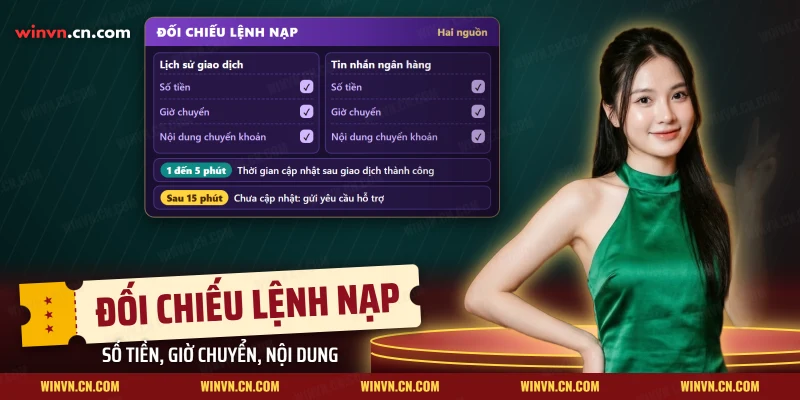 Lịch sử giao dịch đặt cạnh tin nhắn ngân hàng để đối chiếu số tiền, giờ chuyển và nội dung