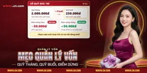 Mẹo quản lý vốn khi chơi Winvn với tờ ghi quỹ tháng, quỹ buổi và điểm dừng